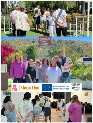 PRIMERAS VISITAS PRÁCTICAS DEL GRUPO DE ALUMNOS DE LIMPIEZA Y LAVANDERÍA DEL CURSO DE FUNDACIÓN ONCE