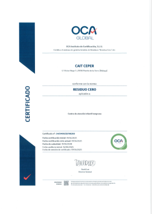 CEPER SE CERTIFICA EN 